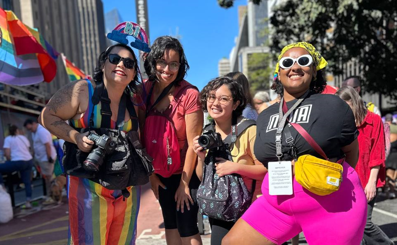 FODA em ação: cobertura do orgulho LGBTQIA+ gera mais de 700 imagens em ação colaborativa