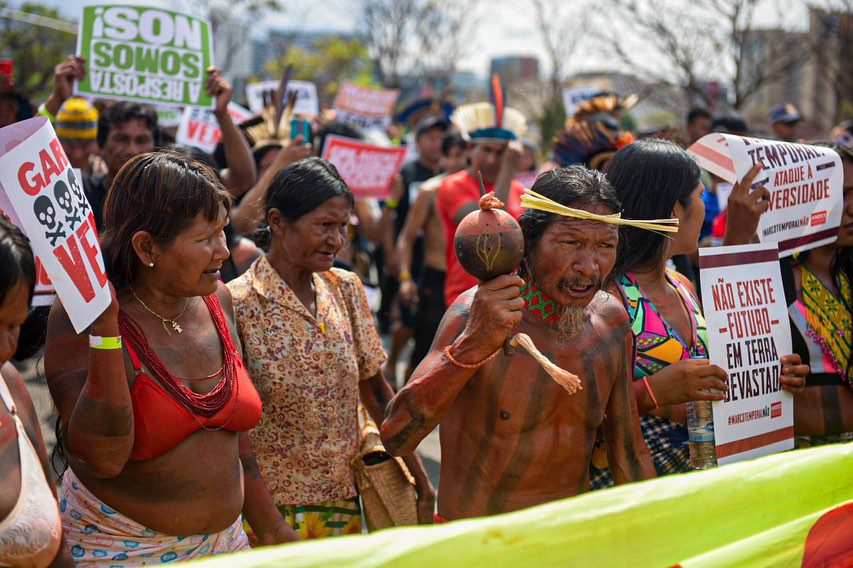 Casa NINJA Amazônia acompanha manifestações indígenas contra tese do Marco Temporal em votação no STF