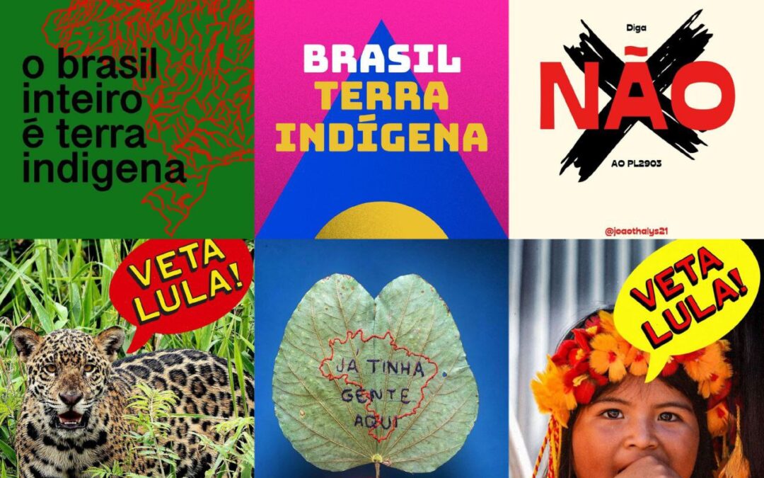 Design Ativista mobiliza artistas gráficos contra lei que quer legalizar marco temporal