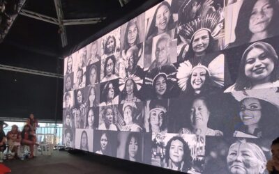 Marielle Ramires é homenageada na abertura da IV Marcha das Mulheres Indígenas, em Brasília