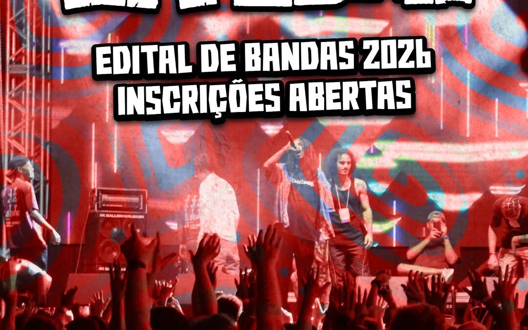 Edital de chamamento de bandas para o evento “Festival Pá na Pedra 2026”