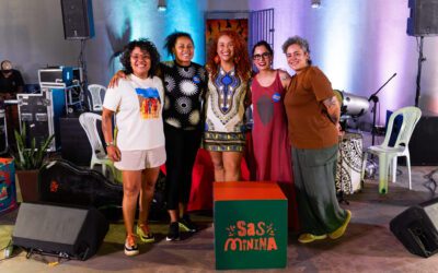 Intervenção artística e samba marcaram o encerramento do ELLA Centro-Oeste
