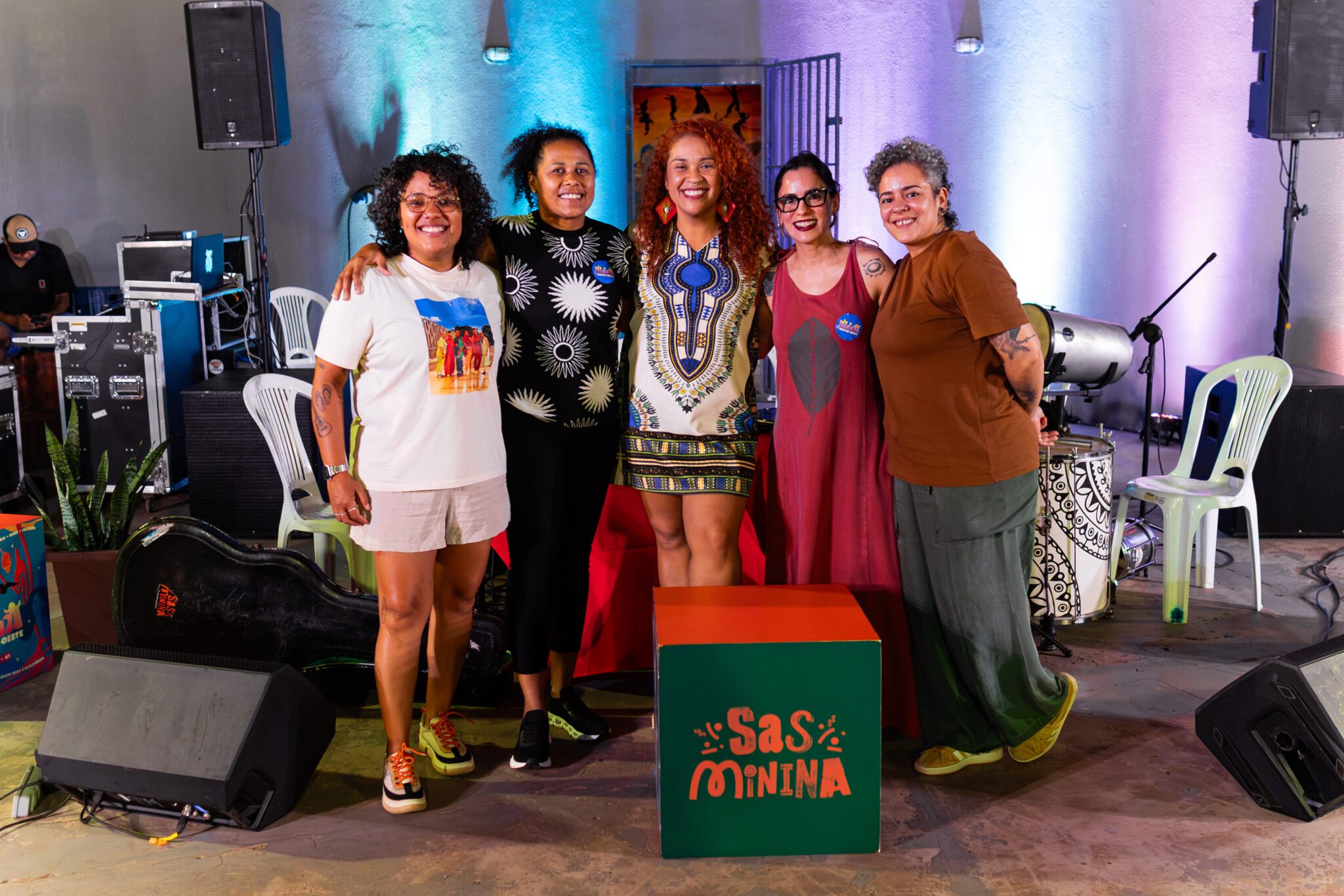 Intervenção artística e samba marcaram o encerramento do ELLA Centro-Oeste